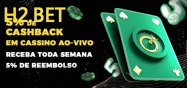 Promoções do cassino ao Vivo H2.BET